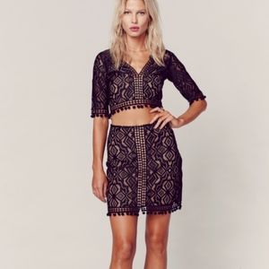 For Love and Lemons Florence 2 piece set M NWOT